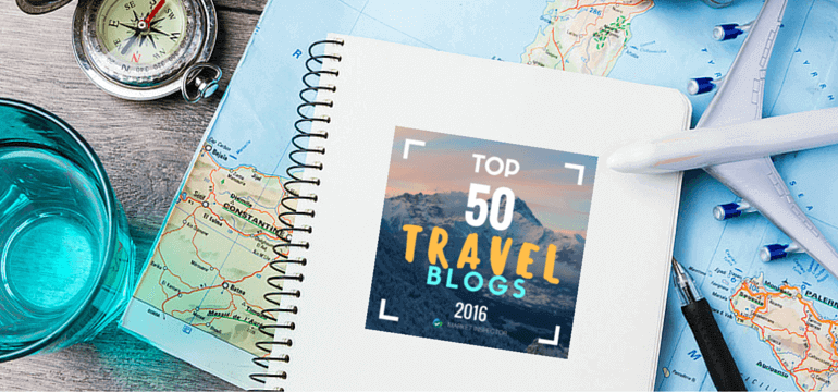 Top 50 travel blogs