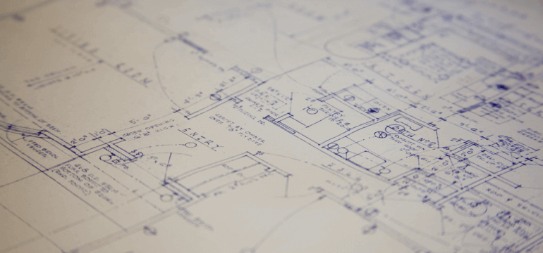 Blueprints For A Contruction Project