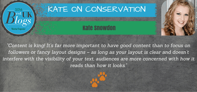 Kate on Conservation