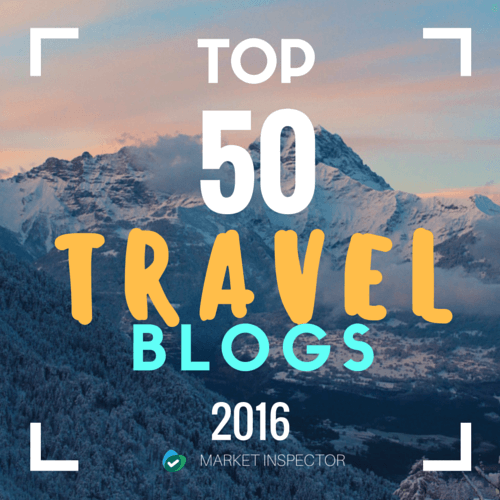 Top 50 travel blogs 2016